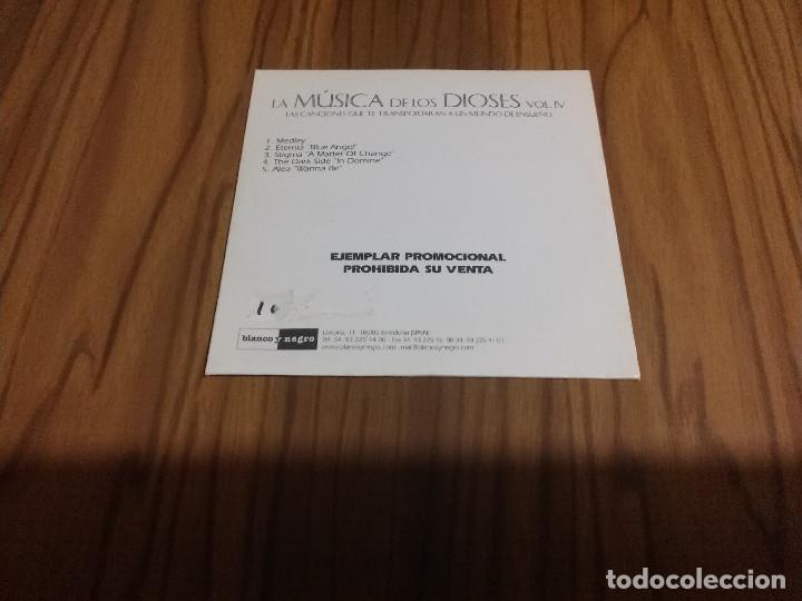Music CDs: LA M&Uacute;SICA DE LOS DIOSES VOL. IV. CD PROMO EN CART&Oacute;N CON N&Uacute;MERO EN PORTADA. CINCO TEMAS.