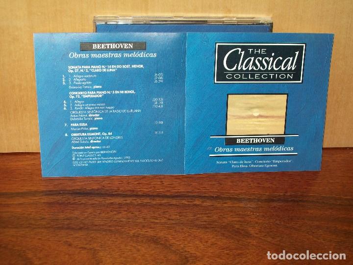 CDs de m&uacute;sica: CLASSICAL  COLLECTION  -   BEETHOVEN  - OBRAS  MAESTRAS  MELODICAS  -  CD - Foto 1