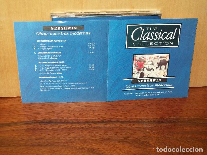 CDs de m&uacute;sica: CLASSICAL  COLLECTION  -   GERSHWIN  -   OBRAS  MAESTRAS  MODERNAS  -   CD - Foto 1
