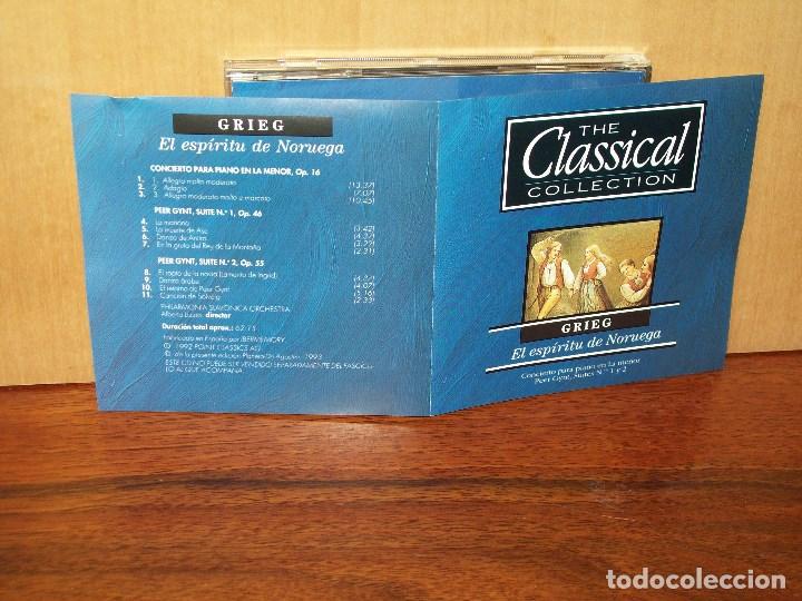 CDs de m&uacute;sica: CLASSICAL  COLLECTION  -GRIEG  -  EL  ESPIRITU  DE  NORUEGA   -   CD - Foto 1