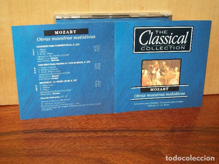 CDs de m&uacute;sica: CLASSICAL  COLLECTION  -    MOZART  -   OBRAS  MAESTRAS  MELODICAS  -  CD - Foto 1