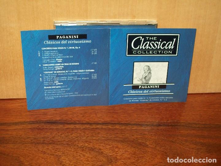 CDs de m&uacute;sica: CLASSICAL  COLLECTION  -  PAGANINI  -  CLASICOS  DEL  VIRTUOSISMO  -   CD - Foto 1