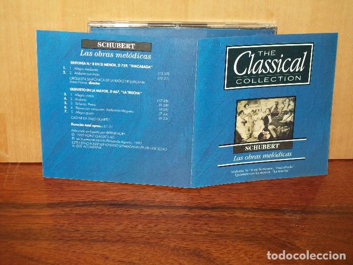 CDs de m&uacute;sica: CLASSICAL  COLLECTION  -   SCHUBERT  -  LAS  OBRAS  MELODICAS  -  CD - Foto 1