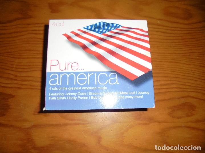 Musik-CDs: PURE....AMERICA. 4 CD&acute;S OF THE GREATEST AMERICAN MUSIC. SONY 2011. IMPECABLES