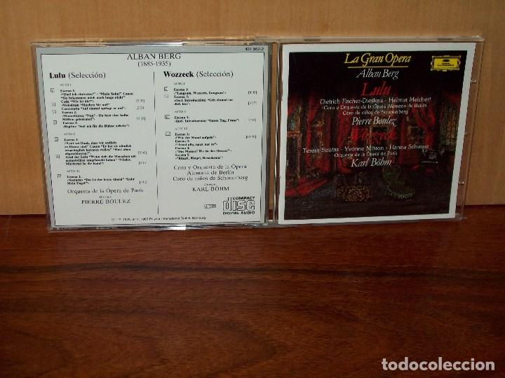 CD di Musica: GRAN  OPERA  -  ALBAN  BERG  -  LULU (SELECCION)  +  WOOZZECK (SELECCION)  - CD  1985 MADE ALEMANIA