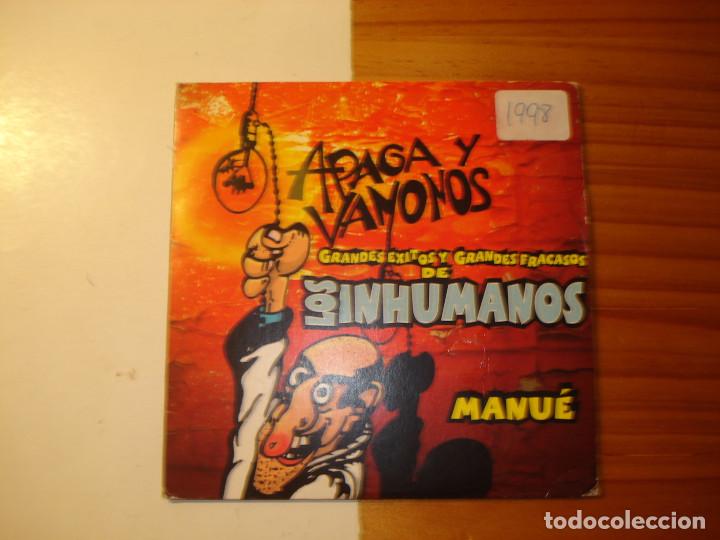 CDs de m&uacute;sica: Los Inhumanos Manu&eacute; (versi&oacute;n merengue) 1998 - Foto 1