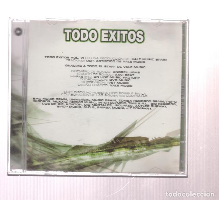 CDs de m&uacute;sica: TODO EXITOS -VOLUMEN VI - Foto 1