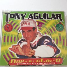 CDs de Música: CD SINGLE TONY AGUILAR / RAP O CLAP O (PARTY TO THE BEAT ) 4 TRACKS AÑO 1996. Lote 129955779