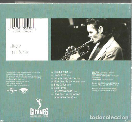 CDs de m&uacute;sica: CD CHET BAKER : BROKEN WING ( JAZZ IN PARIS ) - Foto 2