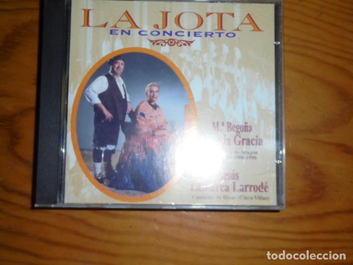 CDs de M&uacute;sica: LA JOTA. EN CONCIERTO. M&ordf; BEGO&Ntilde;A GARCIA / JESUS LAMARCA. KIKOS, 1998. CD.