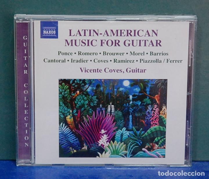 CDs de M&uacute;sica: Latin-American music for guitar. Vicente Coves guitarra. ref. 8.572527. CD