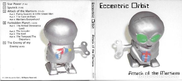 CD de M&uacute;sica: ECCENTRIC ORBIT: ATTACK OF THE MARTIANS. GRAN PROGRESIVO ACTUAL U.S.A. SINTETIZADORES Y MELLOTRONES