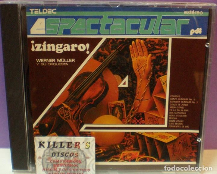 CDs de m&uacute;sica: Werner Muller y su Orquesta - &iexcl;Z&iacute;ngaro! Espectacular - CD de 1987 - Foto 1