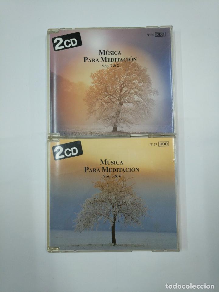 CDs de M&uacute;sica: MUSICA PARA MEDITACION. VOLUMENES 1, 2, 3 Y 4. 4 CD'S EN DOS ESTUCHES. TDKCD10