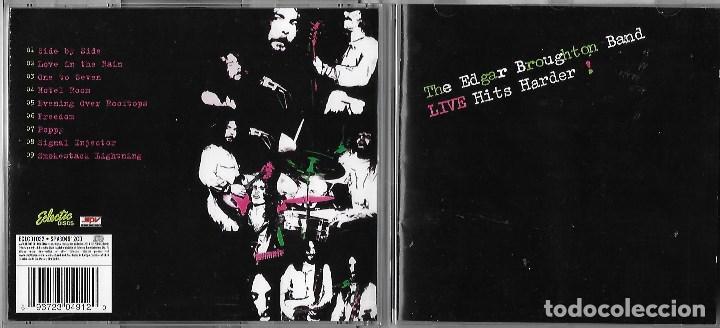 CD de M&uacute;sica: EDGAR BROUGHTON BAND: LIVE HITS HARDER. HARD PROGRESIVO CORROSIVO U.K. SENSACIONAL DIRECTO