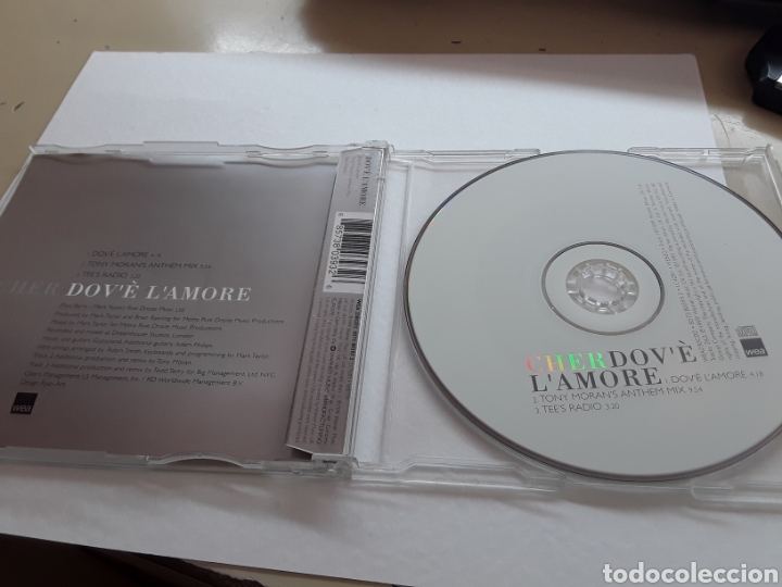 CDs de m&uacute;sica: Cher ; Dove Lamore / Cd maxi 3 versiones - Foto 2
