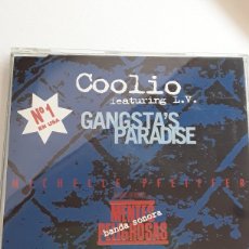 CDs de Música: COOLIO FEATURING L.V / GANGSTA'S PARADISE / CD MAXI , 3 VERSIONES / BSO MENTES PELIGROSAS. Lote 130325054