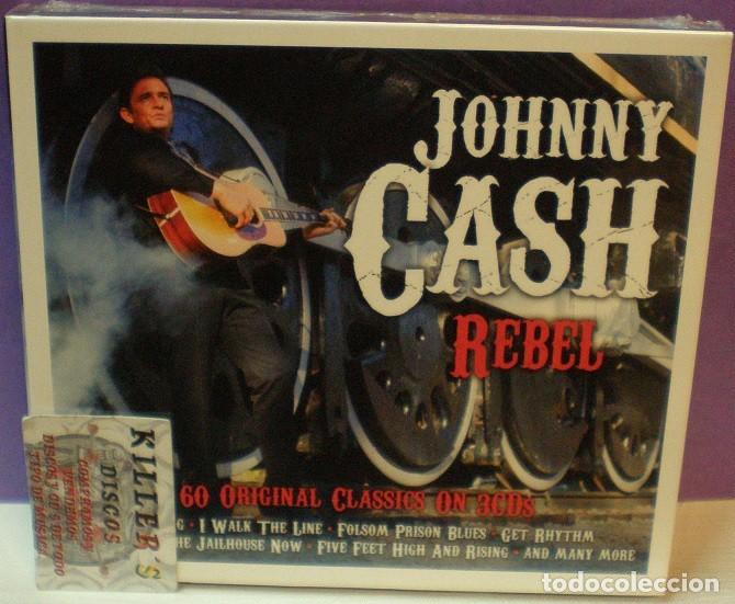 CDs de M&uacute;sica: Johnny Cash - Rebel - 60 original classics on - 3XCD Digipack
