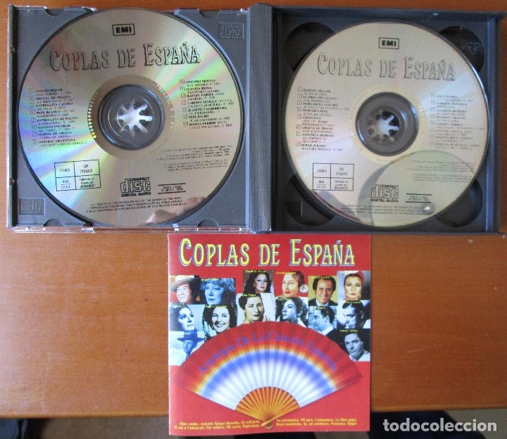 CDs de m&uacute;sica: Coplas de Espa&ntilde;a - 2 CD - Foto 3