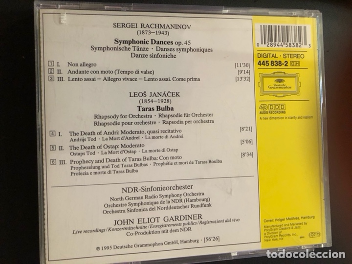 CDs de m&uacute;sica: Cd Rachmaninov taras bulba - Foto 2