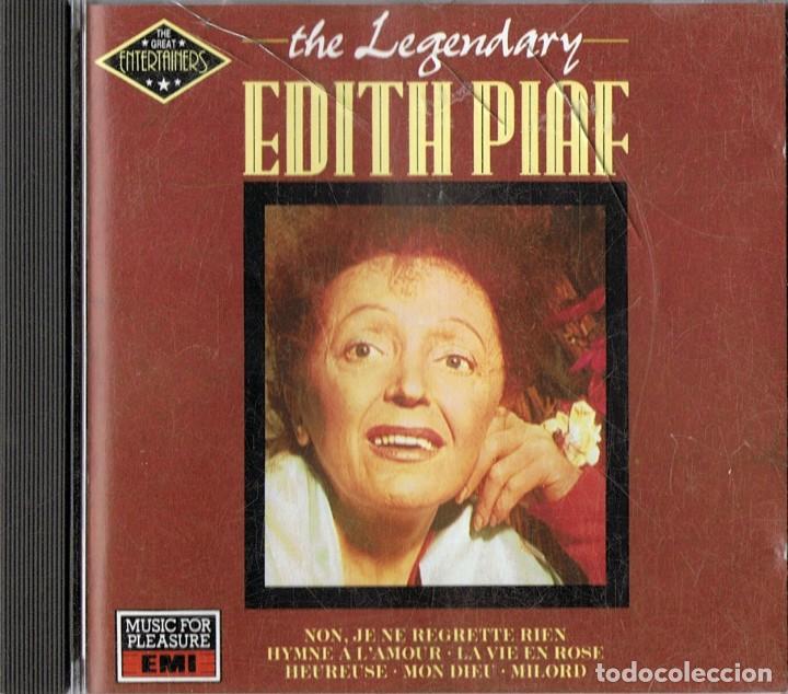 CDs de m&uacute;sica: THE LEGENDARY EDITH PIAF  (CD) - Foto 1