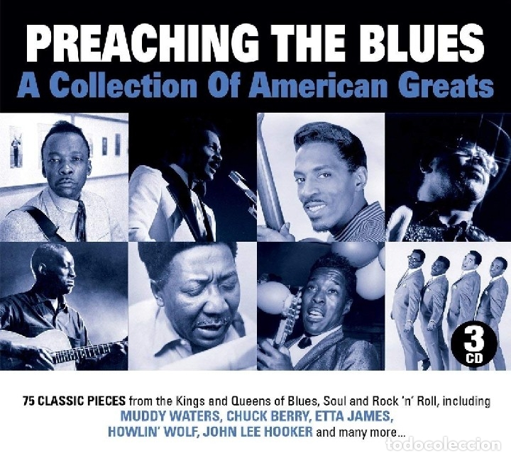 CDs de M&uacute;sica: Preaching The Blues - A Collection of American Greats - 3xCD Digipack - nuevo