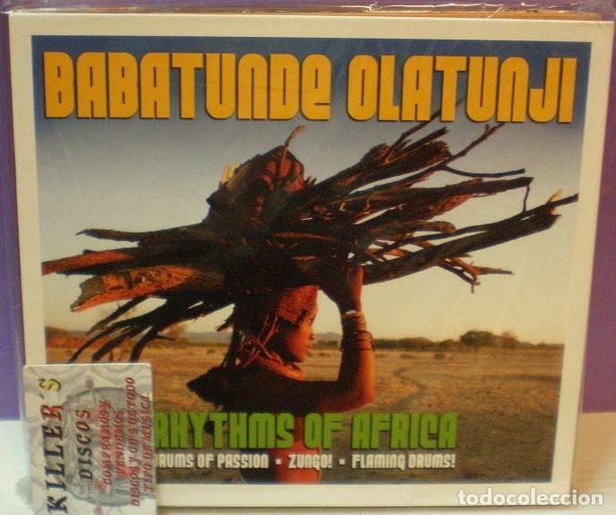 CDs de M&uacute;sica: Babatunde Olatunki - Rhythms of Africa - Drums of Passion / Zungo! / Flaming Drums! - 3xCD Digipack