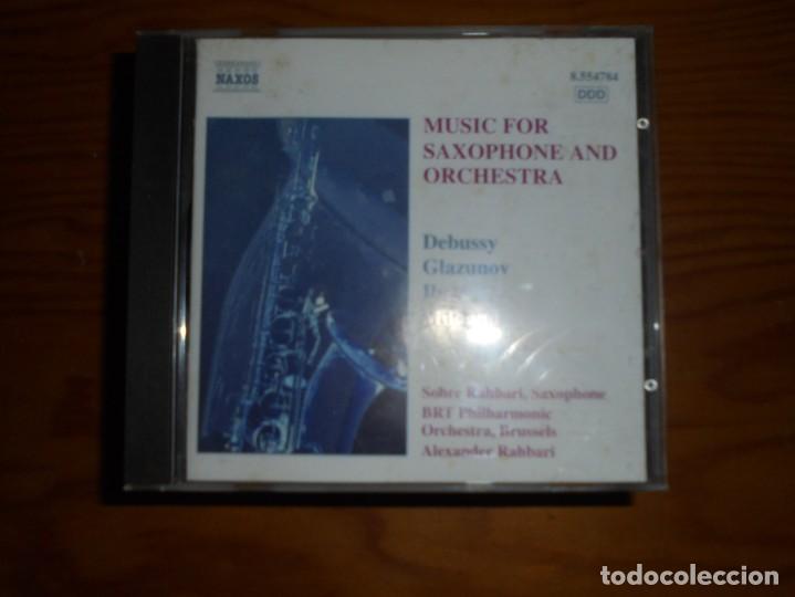 Musik-CDs: MUSIC FOR SAXOPHONE AND ORCHESTRA.  NAXOS, 1991. CD. IMPECABLE