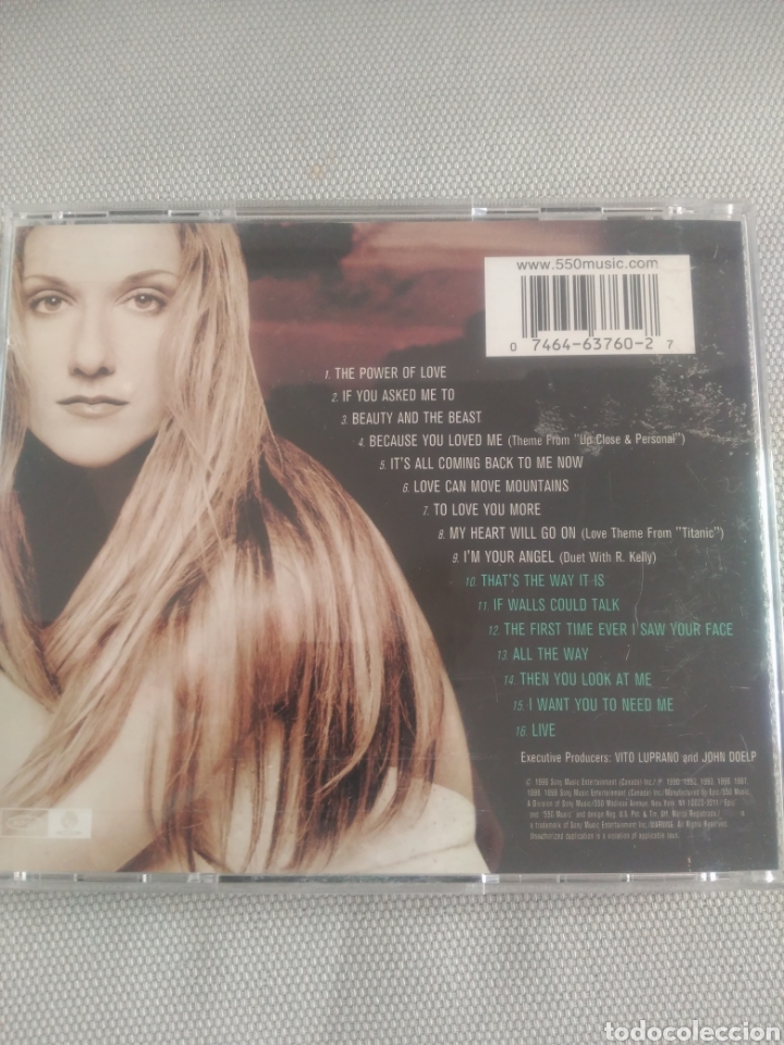 CDs de m&uacute;sica: Celine Dion all the way - Foto 2