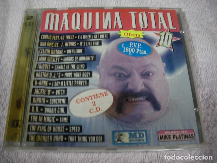 CDs de m&uacute;sica: ANTIGUO CD - MAQUINA TOTAL 10 (2 CDS) - Foto 1
