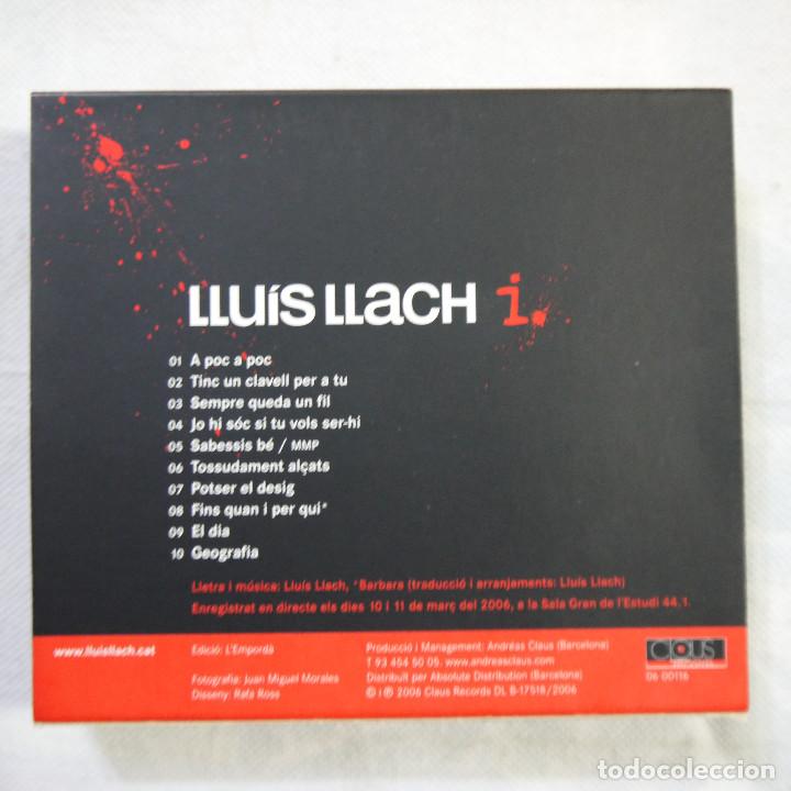 CDs de m&uacute;sica: LLU&Iacute;S LLACH - I. - CD 2006 - Foto 2