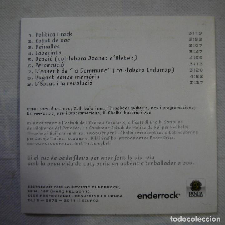 CDs de m&uacute;sica: EINA - LESTAT I LA REVOLUCI&Oacute; - CD SINGLE 2011 - Foto 2