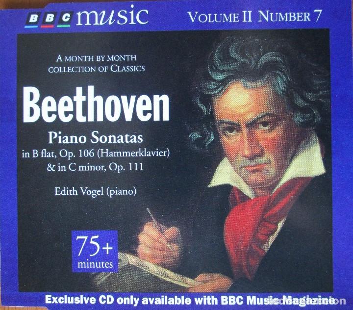 CDs de M&uacute;sica: BBC MUSIC - BEETHOVEN - SONATA IN B FLAT, OP. 106 (HAMMERKLAVIER) SONATA IN C MINOR, OP. 11. CD SLIM