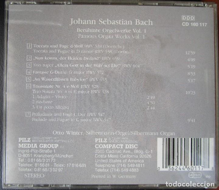 CDs de m&uacute;sica: BACH - FAMOUS ORGAN WORKS - CD - Foto 2