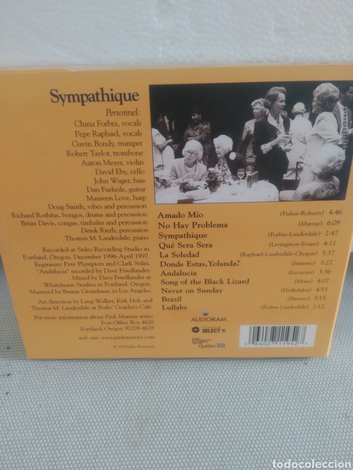 CDs de m&uacute;sica: Sympathique ,Pink Martini - Foto 2