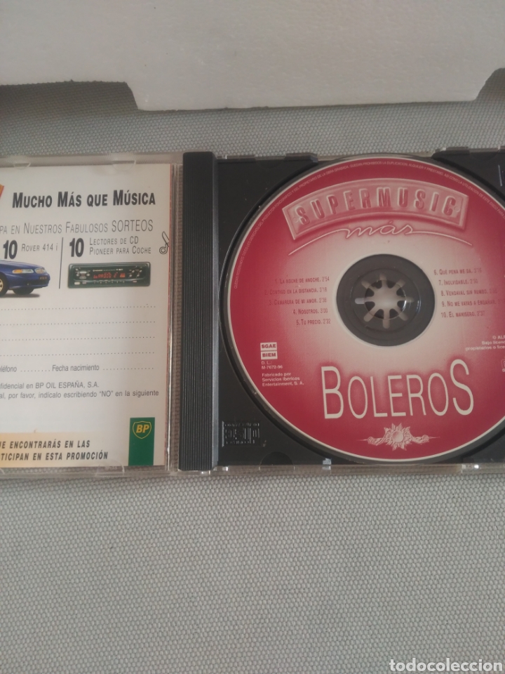 CDs de m&uacute;sica: Boleros, Supermusic - Foto 3