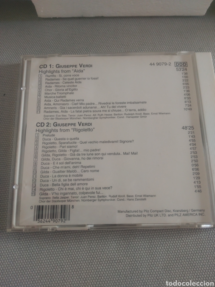 CDs de m&uacute;sica: Giuseppe Verdi .2 CDs - Foto 2