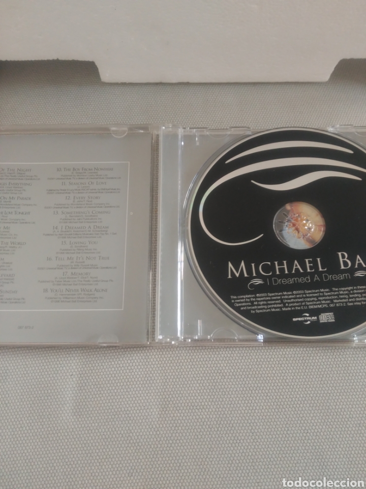 CDs de m&uacute;sica: I dreamed a dream, Michael Ball - Foto 3