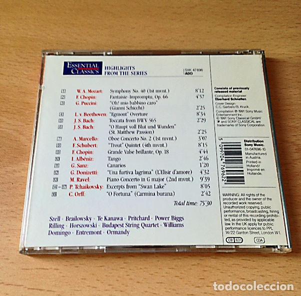 CDs de m&uacute;sica: CD - ESSENTIAL CLASSICS - HIGHLIGHTS FROM THE SERIES - Foto 2