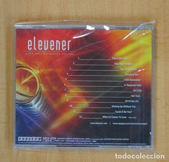 CDs de m&uacute;sica: ELEVENER - WHEN KALEIDOSCOPES COLLIDE - CD - Foto 2
