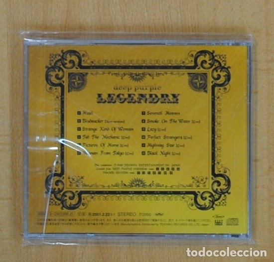 CDs de m&uacute;sica: DEEP PURPLE - LEGENDRY - CD - Foto 2