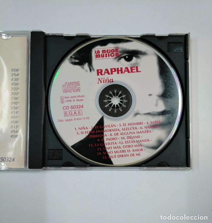 CDs de m&uacute;sica: RAPHAEL. NI&Ntilde;A. CD. TDKCD4 - Foto 2