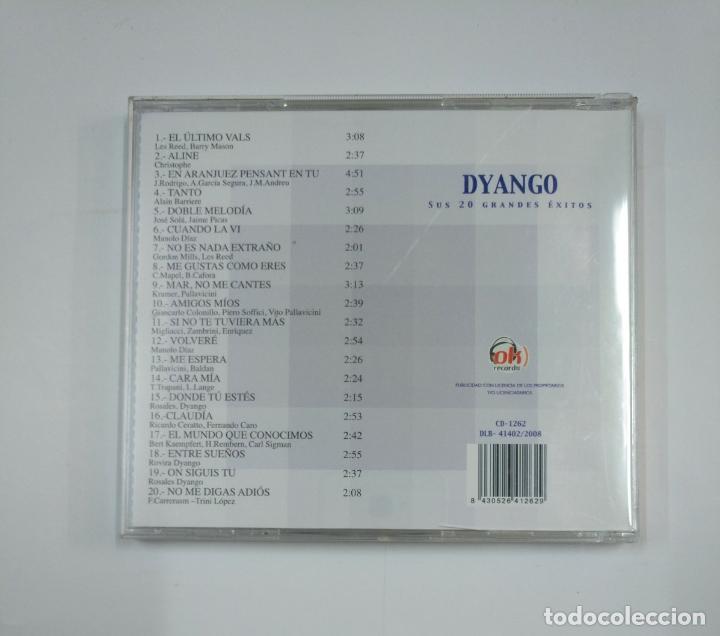 CDs de m&uacute;sica: DYANGO. SUS 20 GRANDES EXITOS. CD. TDKCD7 - Foto 3