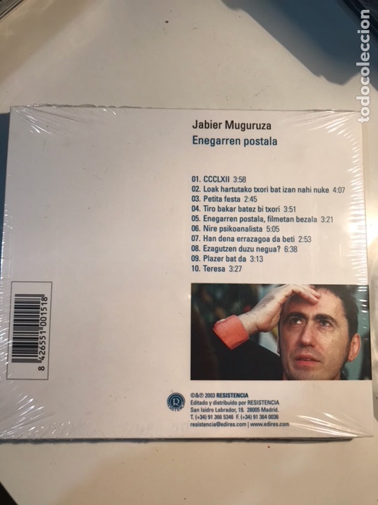 CDs de m&uacute;sica: Jabier muguruza enegarren postala precintado - Foto 2