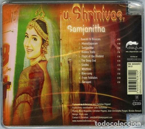 CDs de m&uacute;sica: U. Shrinivas - Samjanitha - CD Precintado - Foto 2