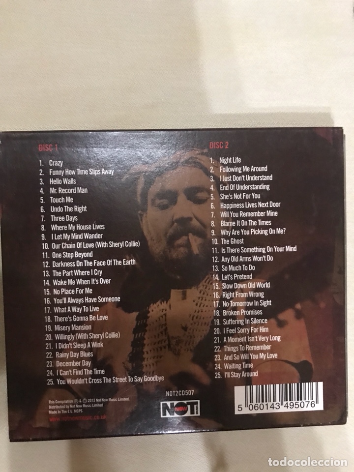 CDs de m&uacute;sica: Willie Nelson crazy 2CDs precintado - Foto 2
