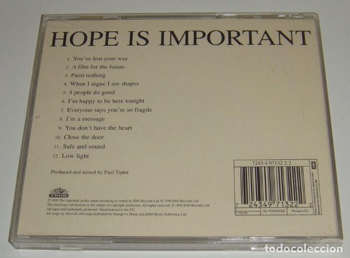 CDs de m&uacute;sica: CD - IDLEWILD - HOPE IS IMPORTANT - IDLEWILD - Foto 2