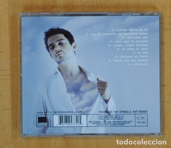 CDs de m&uacute;sica: ALEJANDRO SANZ - EL ALMA AL AIRE - CD - Foto 2