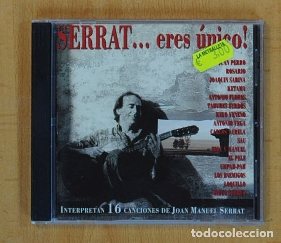 CDs de m&uacute;sica: JOAN MANUEL SERRAT - SERRAT... ERES UNICO! - CD - Foto 1