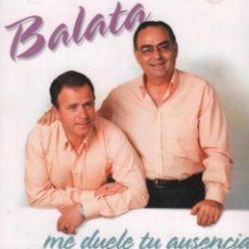 CDs de Música: BALATA - ME DUELE TU AUSENCIA / CD ALBUM DE 2000 RF-1115 , PERFECTO ESTADO. Lote 131479166